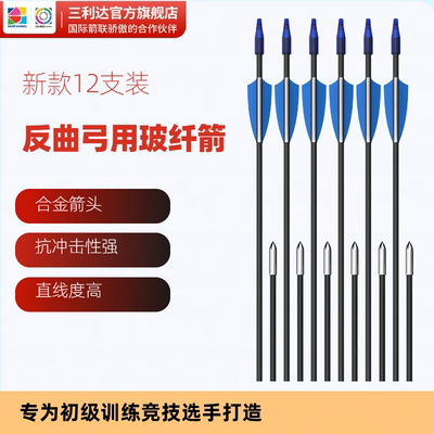 三利达箭支6mm玻纤箭12只装