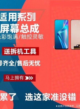 适用于OPPO K3 Reno2Z Realme 真我X屏幕总成液晶触摸显示屏内外