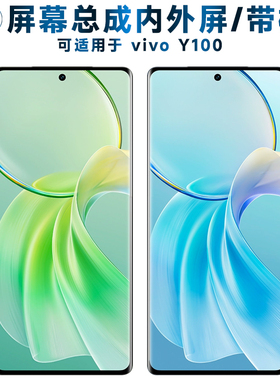 适用总成vivo y100屏幕总成带框vivoy100触摸屏OLED液晶屏AMOLED
