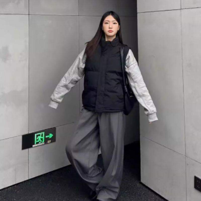棉服外套短款坎肩2025新