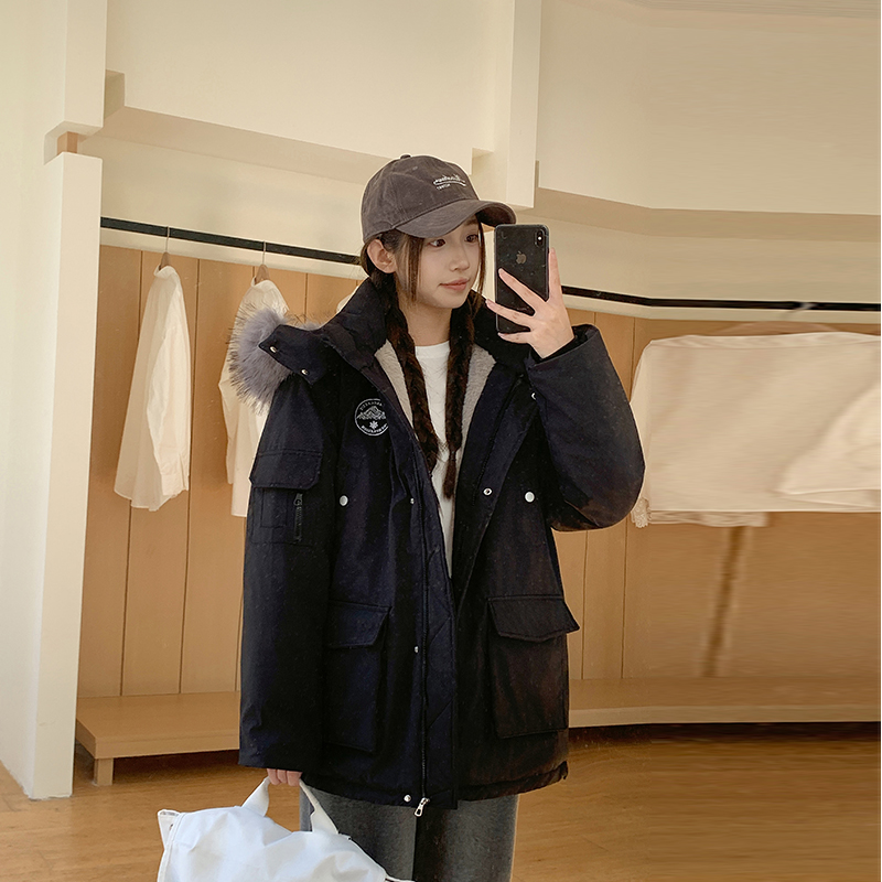 实拍2025冬季新款派克服