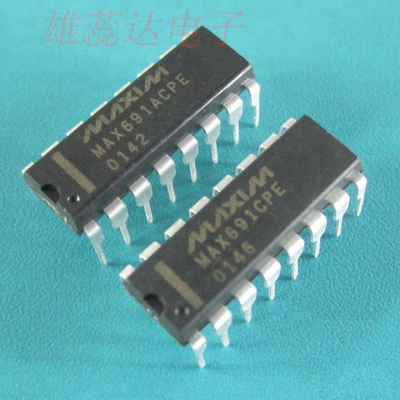 MAX691ACPE MAX691CPE 封装DIP16 电源监控器 全新原装 现货 价优