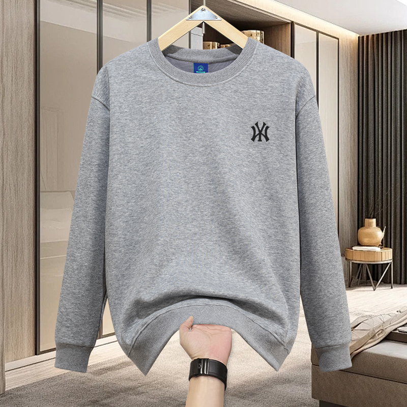 刺绣重磅420g卫衣2025秋冬新款加绒潮牌美式宽松长袖上衣男女情侣