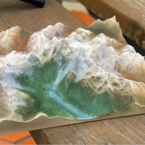 萨普神山3D打印模型摆件