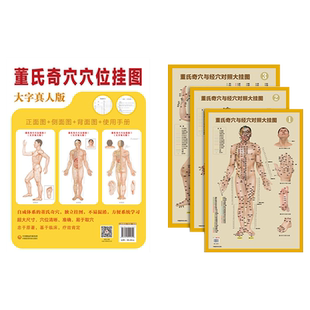 正版2本董氏奇穴精选挂图视频大挂图针灸穴位挂图全套针灸学杨维杰邱雅昌董氏奇穴实用手册穴位诠解正经奇穴学治疗析要经验录全集