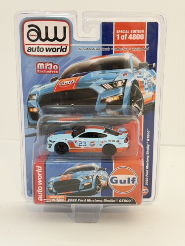aw1/64autoworld海湾石油gulf福特野马gt500 90元顺丰包邮