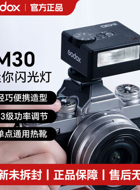 【理光专用】Godox 神牛iM30/iM20迷你复古闪光灯微单相机通用热靴机顶灯适用于理光gr3x hdf/GR2/GR1/GR4