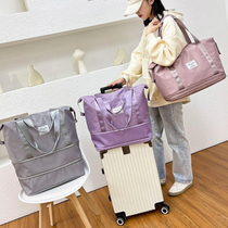 大容量手提短途旅行包可套拉杆箱女轻便出差旅游便携行李收纳袋男