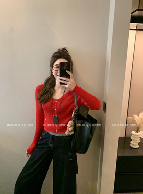 时髦攻略~时尚薄款针织开衫长袖防晒透气百搭上衣