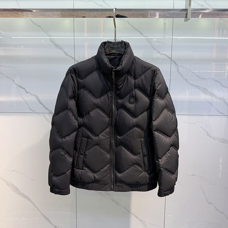 欧货时尚立领白鸭绒羽绒服夹克男2026冬季新款简约百搭高级感外套