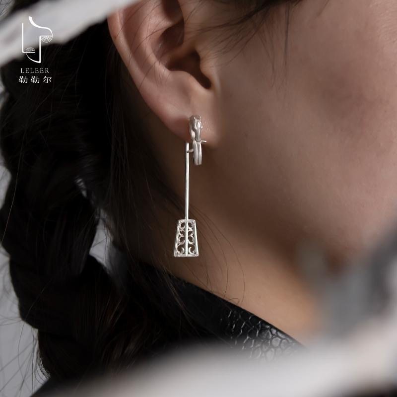 马头琴元素耳钉百搭耳饰内蒙古旅游纪念品蒙古族耳饰小马夏天耳饰