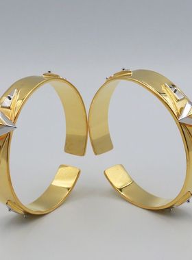 原创金属奥特曼雷欧变身器杰克手镯金分色定制镀纯银情侣个性动漫