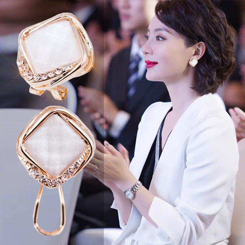 耳环耳夹防过敏洋气高端女高级感