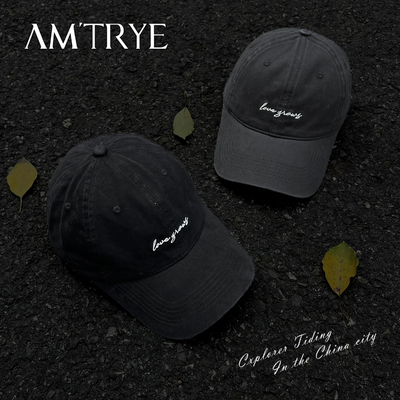 鸭舌帽男款大头围宽檐深顶显脸小