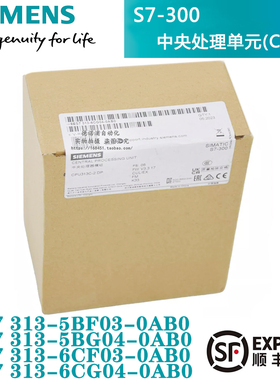 S7313西门子6ES7 313-5BF03/5BG04/6CF03/6CG04-0AB0 CPU313C-2DP