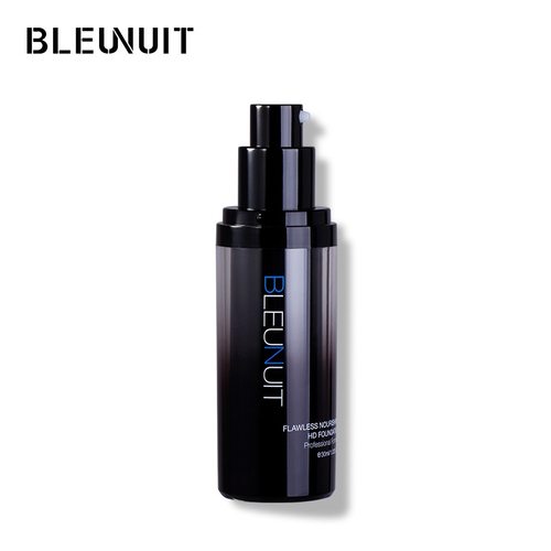 深蓝彩妆黑魅润泽粉底液霜干皮油皮水润轻薄控油遮瑕保湿持久正品