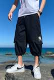 2021夏季新款潮流工装休闲中裤男韩版宽松潮牌八分裤男，男装休闲裤，电商C305A