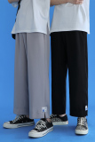 2021夏季新款宽松直筒休闲中裤冰丝垂感九分西裤k9831-p40控58，男装休闲裤，电商C305A