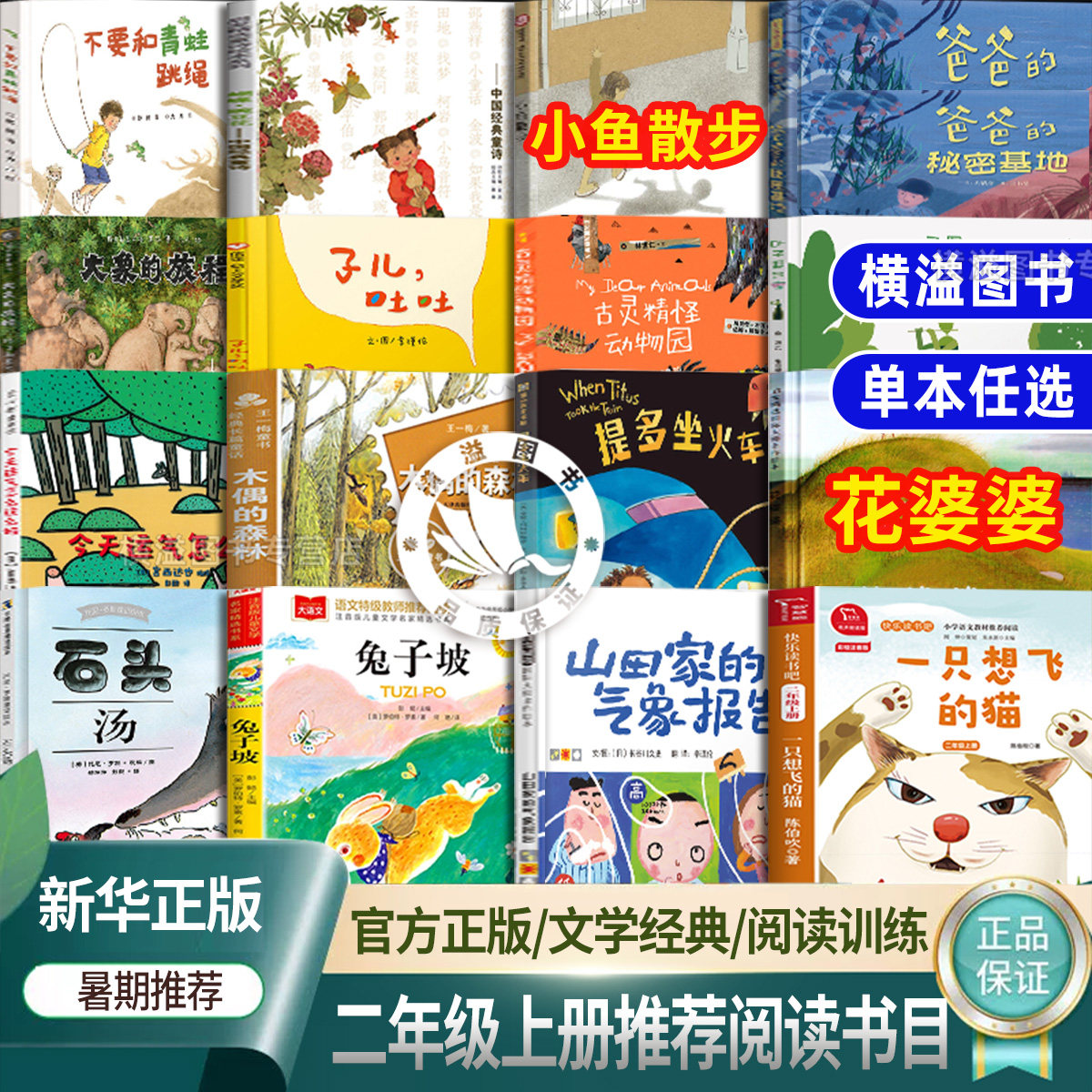 深圳市罗湖区二年级上册必读书叶子里的春子儿吐吐古灵精怪动物园大象的旅程马小跳玩数学低年级雪地的脚印爸爸的秘密基地石头汤图片