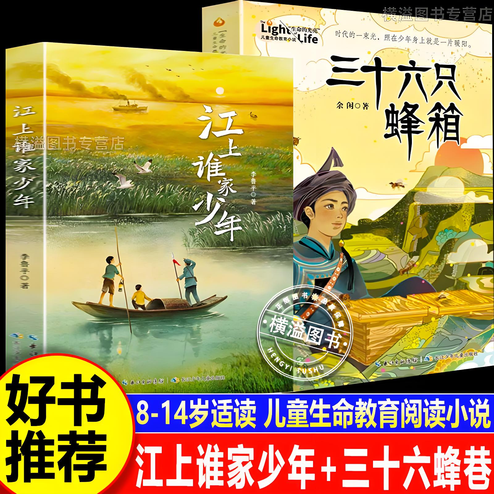 【认准正版】江上谁家少年+三十六只蜂箱 江上少年守护家园的故事李鲁平余闲以抗战时期的江汉平原为背景书写困境中的坚持与勇敢
