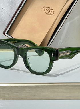 JMM TRUCKEE绿松石星形浮雕板材猫眼太阳镜男女华丽防紫外线墨镜