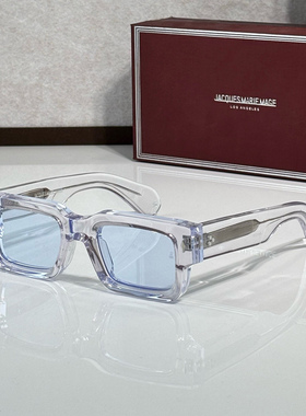 日本手工定制JMM ASCARI醋酸纤维小方框光学眼镜防紫外线太阳镜