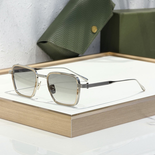 瑞士精工Giano AKX529双色双层钛金属方框太阳镜墨镜男女光学眼镜