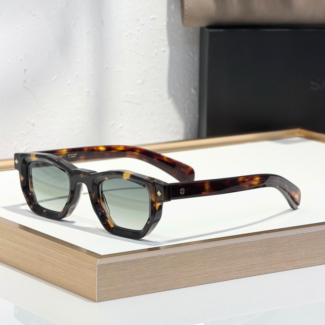Sato Sunglasses佐藤LA SUPERBA加厚板材微猫眼太阳镜女室内墨镜