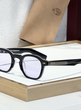 日本手工JMM ZEPHIRIN44醋酸酯文艺风圆框太阳镜男女光致变色墨镜