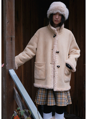 【01/04 00:00新品】两穿毛绒中长款毛茸茸皮草女皮毛一体外套冬