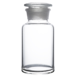 实验室广口玻璃试剂瓶 密封大口瓶棕色磨砂口碘伏瓶 透明/茶色酒精分装瓶带盖 药棉瓶实验瓶玻璃瓶