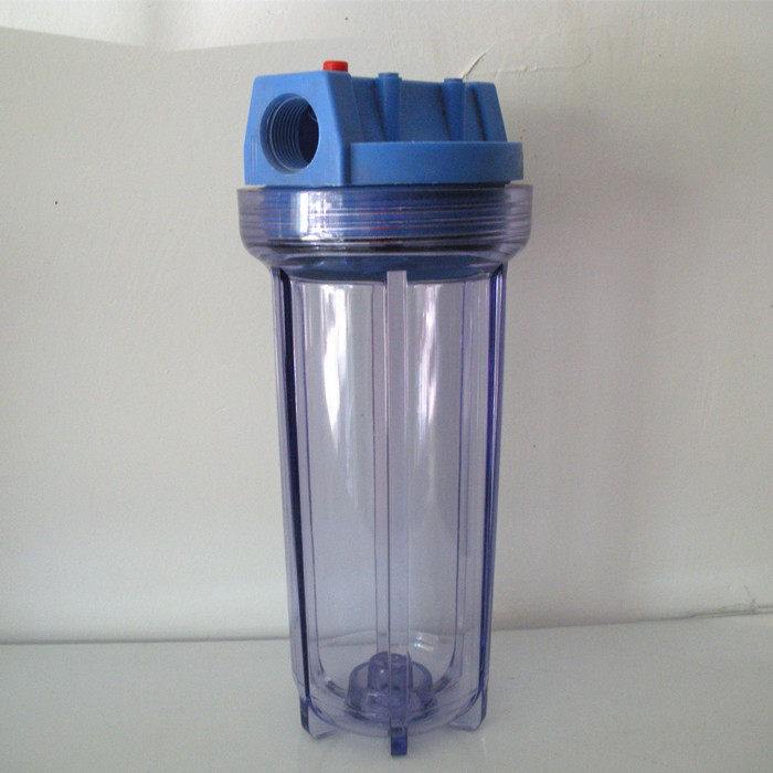 10英寸中胖4分6分1寸胶口透明过滤筒/过滤器滤壳工业设备过滤器