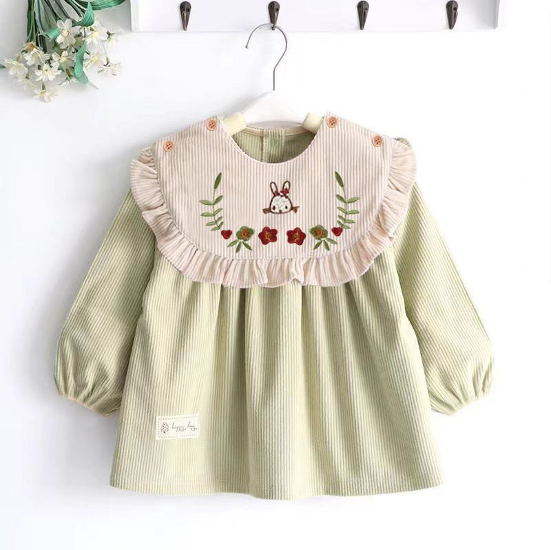 女童罩衣外穿洋气吃饭衣秋冬季围兜防脏婴儿女宝宝小公主防水围裙,童装/婴儿装/亲子装,反穿衣/罩衣,淘宝优惠券,粉丝福利购,淘宝优惠卷