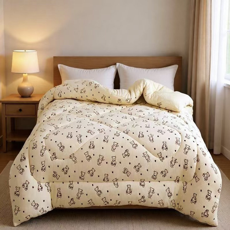 羊羔绒被子2025新款冬季棉被被芯冬天单人宿舍秋冬被加厚保暖10斤,床上用品,棉花被,淘宝优惠券,粉丝福利购,淘宝优惠卷