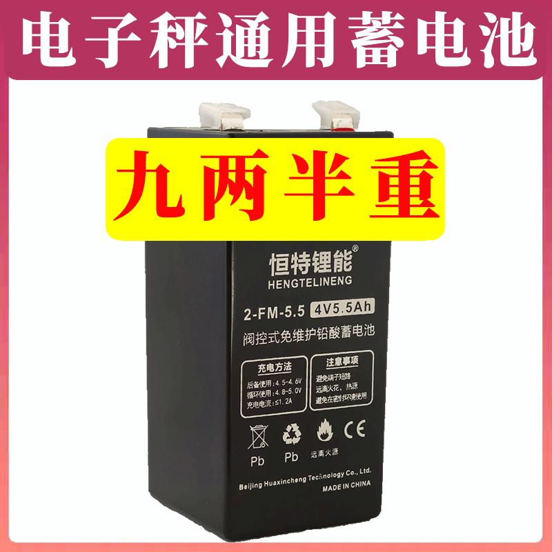 电子秤电池通用大容量铅酸蓄电池