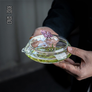 玻璃冷泡茶壶日式手工女士专用冷萃茶叶壶家用冰茶绿茶花茶泡茶器