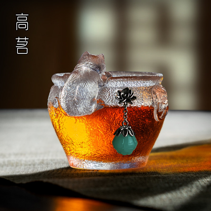 故宫御猫杯琉璃主人杯茶杯单杯个人专用创意小茶杯轻奢高档品茗杯,餐饮具,茶杯,淘宝优惠券,粉丝福利购,淘宝优惠卷