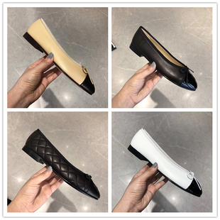 欧美经典时尚圆头芭蕾舞休闲单鞋 平底浅口孕妇平底甜美通勤女鞋