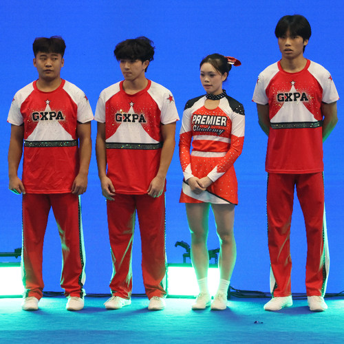 定制啦啦操演出服啦啦队服装团体健美操服装拉拉队服装新品27学生