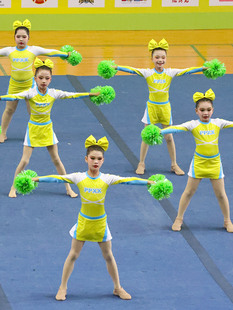 定制啦啦操演出服啦啦队服竞技健美操服装体操服套装学生新品26女