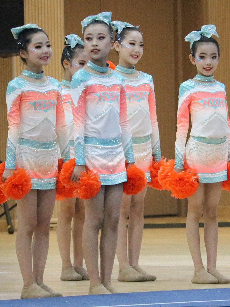 花球啦啦操比赛服装啦啦队服啦啦队演出服健美操服装新品25学生女