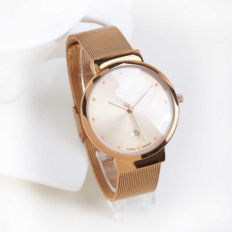 julius聚利时正品超薄复古手表