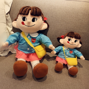 日韩不二家小女孩牛奶妹毛绒玩具布娃娃不二妹妹男孩睡觉抱枕人形