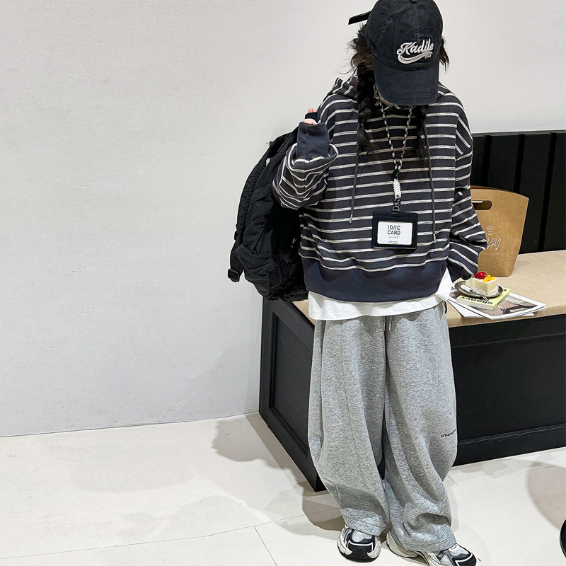 韩国童装女童卫衣套装儿童休闲运动三件套2025秋装新款女大童衣服