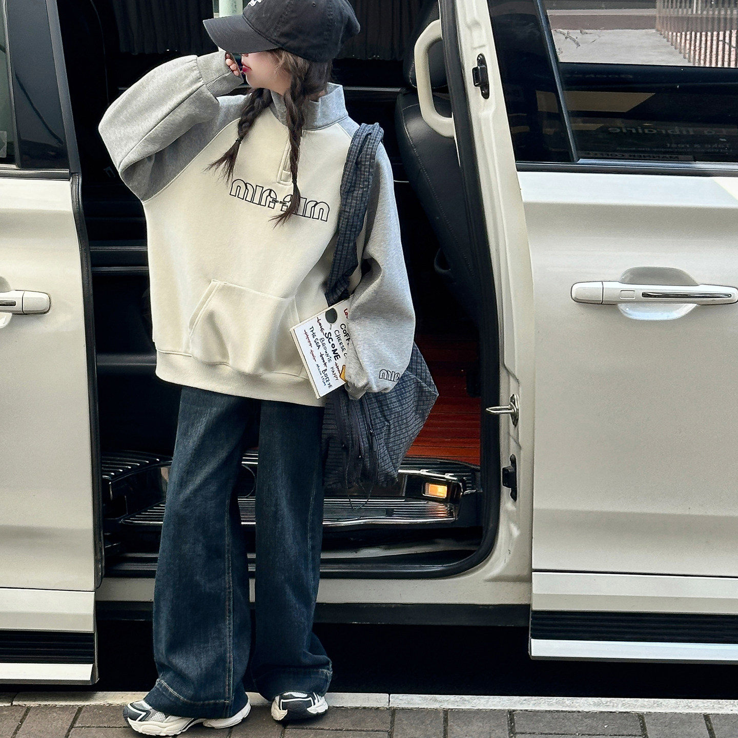 果儿kids童装女童套装春装儿童卫衣牛仔裤两件套2026新款女孩衣服