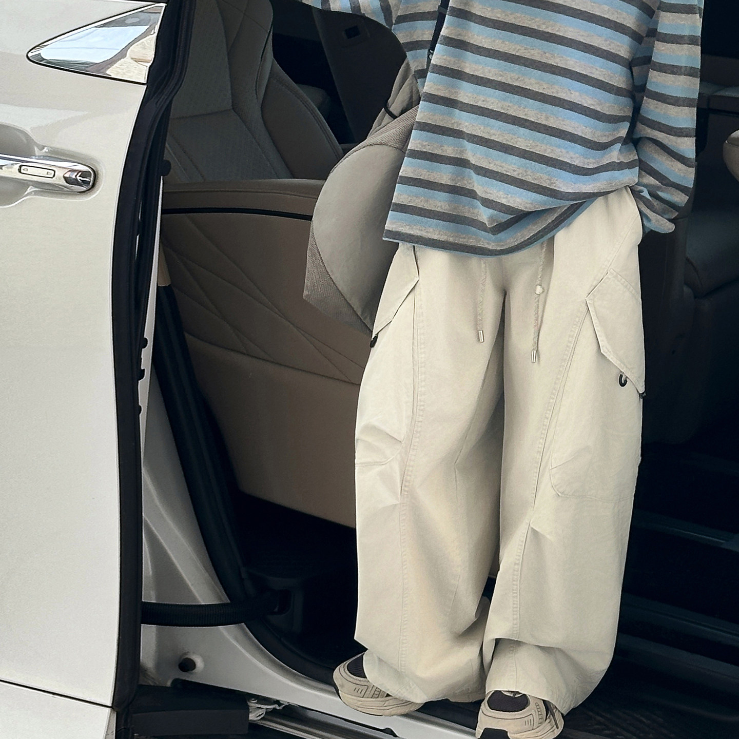 果儿kids女童工装裤儿童休闲裤2026春装新款洋气时髦大童女孩裤子