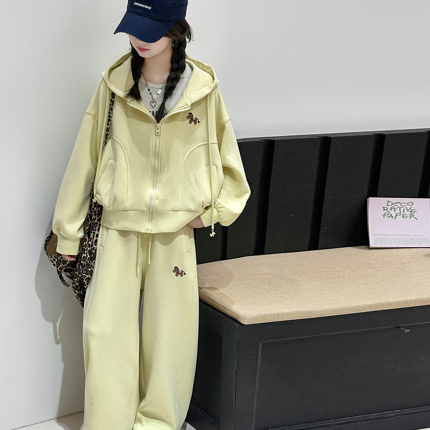 童装女童春装套装儿童休闲运动两件套2026新款春秋中大童女孩衣服