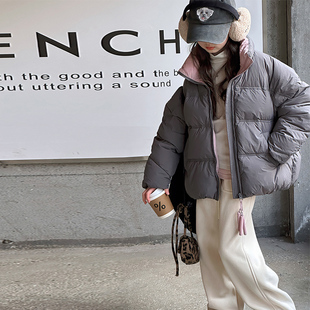 韩国童装女童棉服儿童轻便棉衣冬装2025新款洋气女大童冬季厚外套