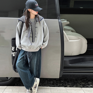 果儿kids韩系女童套装儿童休闲运动两件套2026春秋冬新款女孩衣服