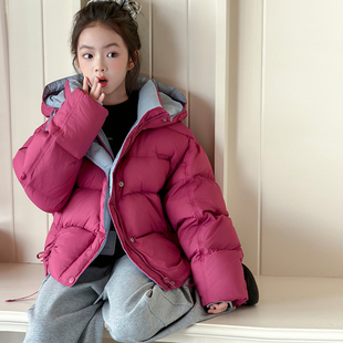 韩国童装女童羽绒服2025新款冬装洋气儿童冬季外套女大童羽绒服